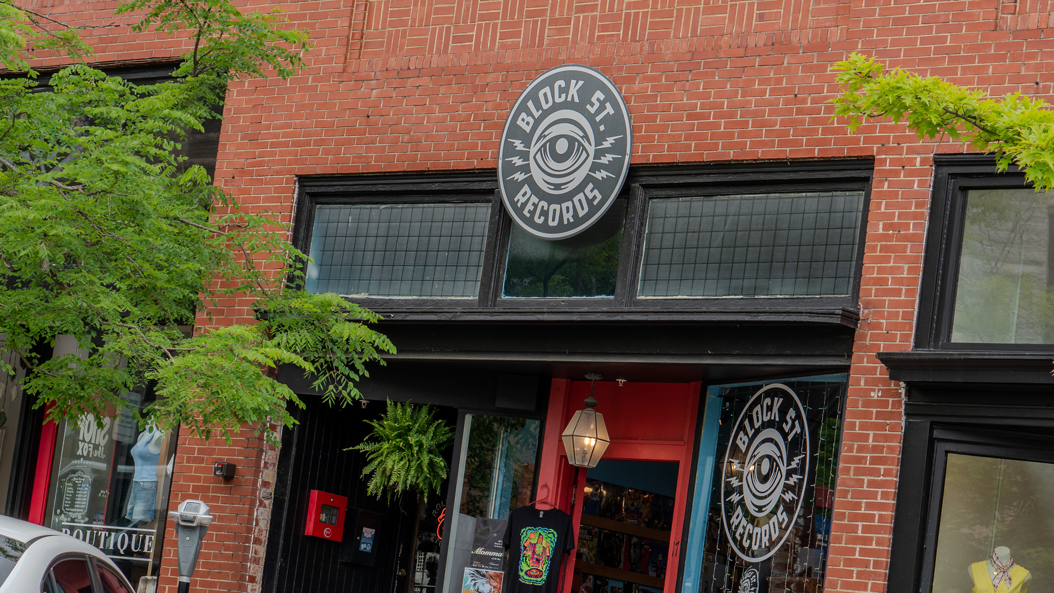 Block Street Records Fayetteville storefront