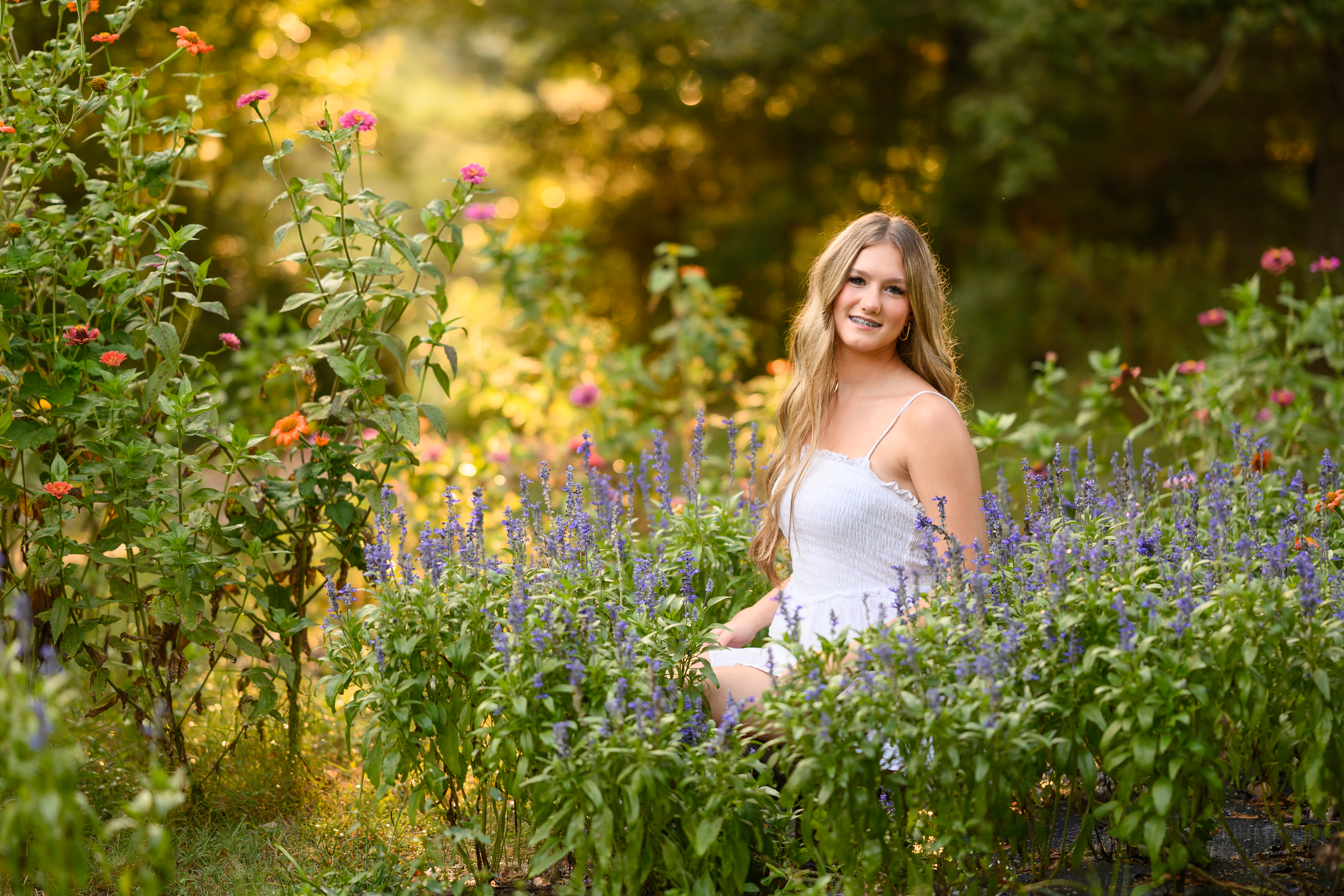 Couples portrait in the garden
